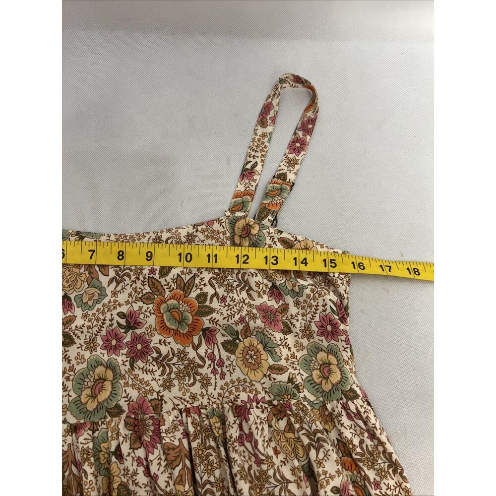 NATURAL LIFE Floral Sundress in Cream, Green & Rust - Picture 7 of 10